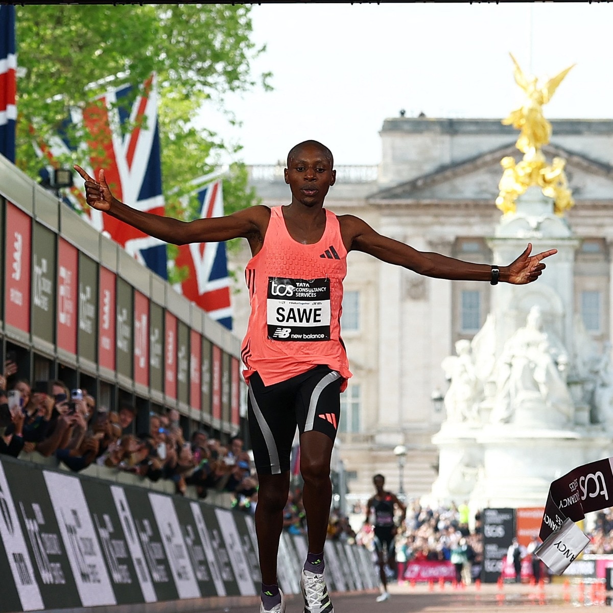 Sebastian Sawe in London marathon