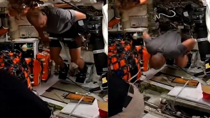 See how the Artemis 2 crew stays fit in a tiny spacecraft. Nasa's flywheel gym is the secret to surviving deep space. Victor Glover was seen exercising inside the Orion capsule. (Photo: Nasa) See how the Artemis 2 crew stays fit in a tiny spacecraft. Nasa's flywheel gym is the secret to surviving deep space. Victor Glover was seen exercising inside the Orion capsule. (Photo: Nasa)