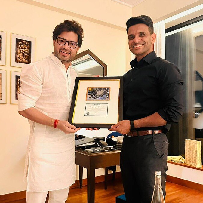 How fashion entrepreneur Manish Tripathi inspired India Post’s Axiom Mission stamp