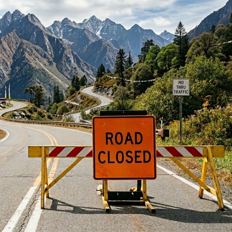 800 tourists stranded in Sikkim’s Lachen after road breach