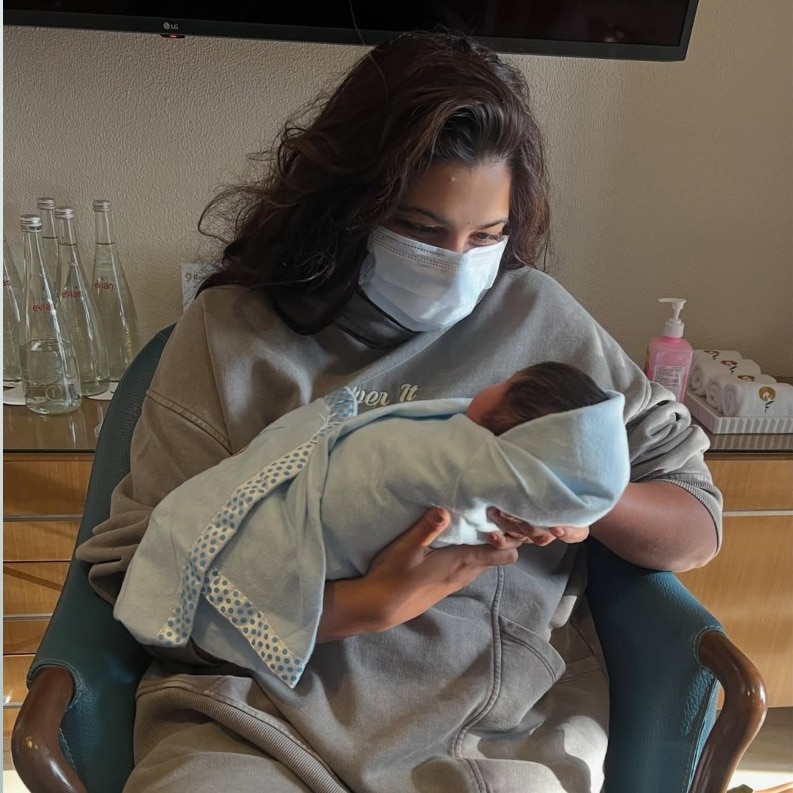 Rhea Kapoor shares first pic of Sonam-Anand's son. Kareena, Karisma send love