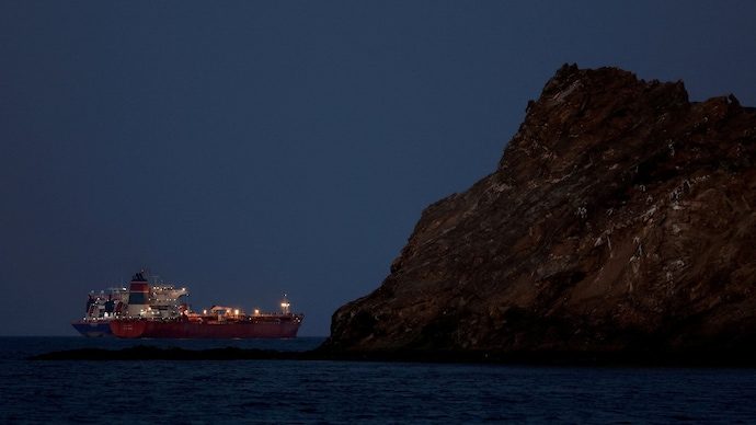 Before the conflict, around 130–140 vessels transited the Strait of Hormuz each day. (Reuters Photo) Strait of Hormuz