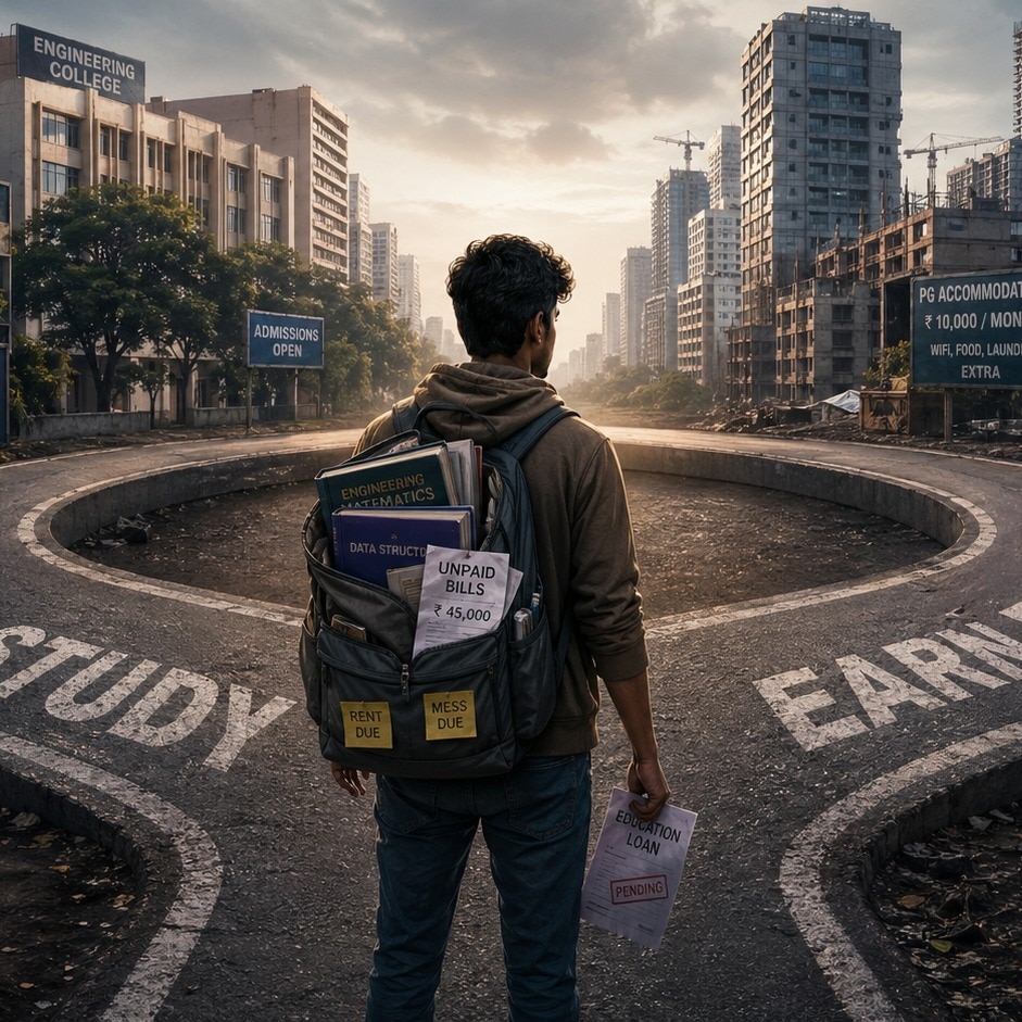 Study loans, family pressure, burnout jobs: Why students feel trapped early