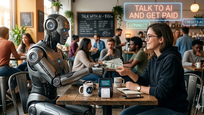 You can now talk to AI and get paid. (Representational image made with AI)