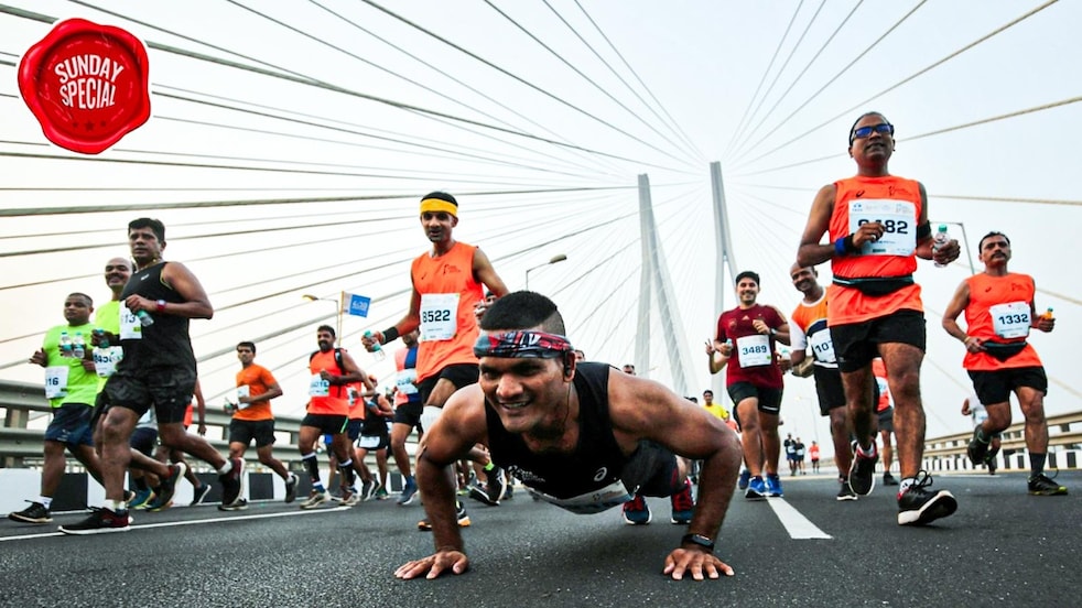 Tata Mumbai Marathon TMM TCS Bengaluru 10K running event Wipro Bengaluru Marathon Ladakh Marathon Indians Corporate Culture Spending Rs 40,000 - Rs 50,000 Rs 1 lakh to run for one day physical fitness Nike Adidas gear