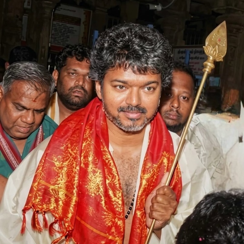 Actor-TVK chief Vijay visits Tiruchendur Murugan temple ahead of election results