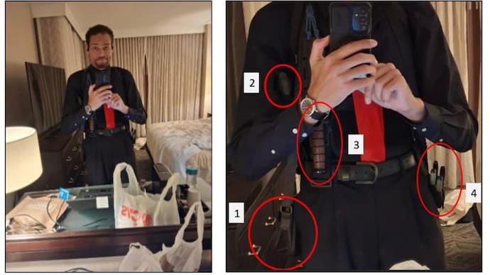 The 31-year-old from Torrance, California, was captured when he tried to race past security barricades near the hotel’s ballroom, prompting an exchange of gunfire with Secret Service agents tasked with safeguarding the event. (Photo: AP) The 31-year-old from Torrance, California, was captured when he tried to race past security barricades near the hotel’s ballroom, prompting an exchange of gunfire with Secret Service agents tasked with safeguarding the event. (Photo: AP)