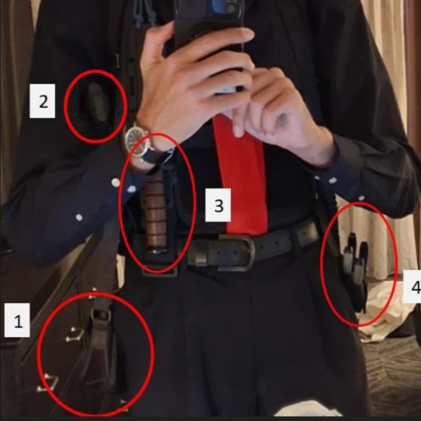 Black suit, gun holster, knife: White House event shooter's selfie before attack