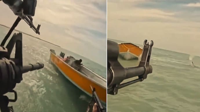 The BLA's media wing, Hakkal, released a video of over two minutes, reportedly showing the attack on the Pakistan Coast Guard personnel. (Image:Hakkal/BLA) The BLA's media wing, Hakkal, released a video of over two minutes, reportedly showing the attack on the Pakistan Coast Guard. (Image:Hakkal/BLA)