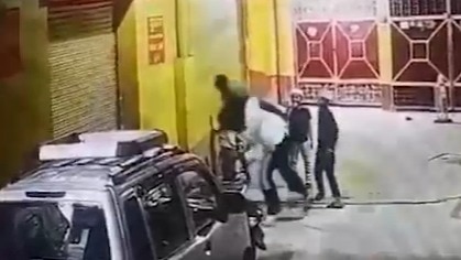 Video: Man grabs 10-year-old boy by neck, lifts him and slams him into cement drain