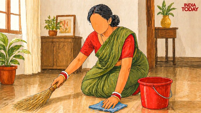 The house help crisis maybe temporary but it is real. (Photo: Generative AI/Vani Gupta) The house help crisis maybe temporary but it is real.