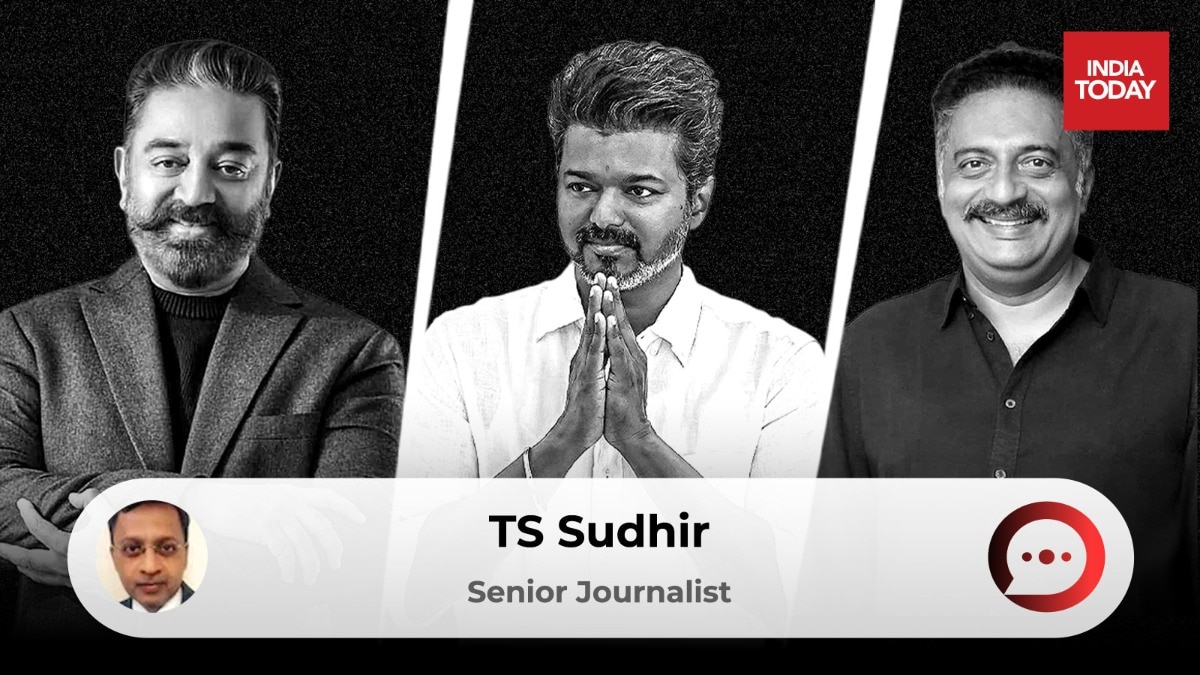 The line between Tamil cinema and politics is blurring once again. The line between Tamil cinema and politics is blurring once again.