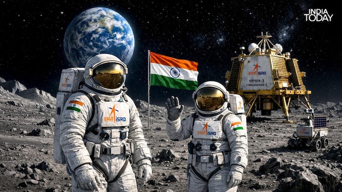 The Moon has had no human visitors since 1972. India wants to change that by 2040, with its own astronauts aboard its own rocket. (Photo: Vipul Kumar/India Today) The Moon has had no human visitors since 1972. India wants to change that by 2040, with its own astronauts aboard its own rocket. (Photo: Vipul Kumar/India Today)