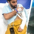 The passenger sustained hand injuries in the alleged attack by Yusuf Pathan’s in-laws. The passenger sustained hand injuries in the alleged attack by Yusuf Pathan’s in-laws.