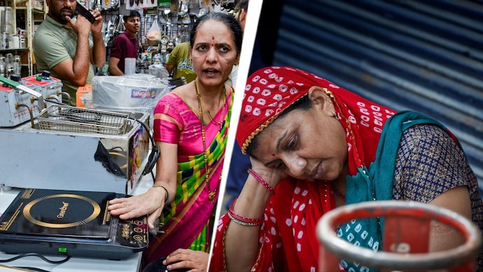 The price of induction cooktops is the one major reason why Indian households prefer LPG cylinders. (Image: Reuters & PTI) The price of induction cooktops is the one major reason why Indian households prefer LPG cylinders. (Image: Reuters & PTI)
