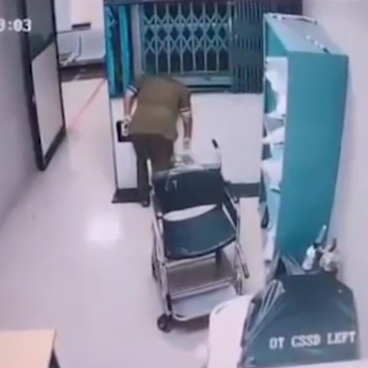 Caught on CCTV: Nashik hospital staff dies after her head gets trapped in lift