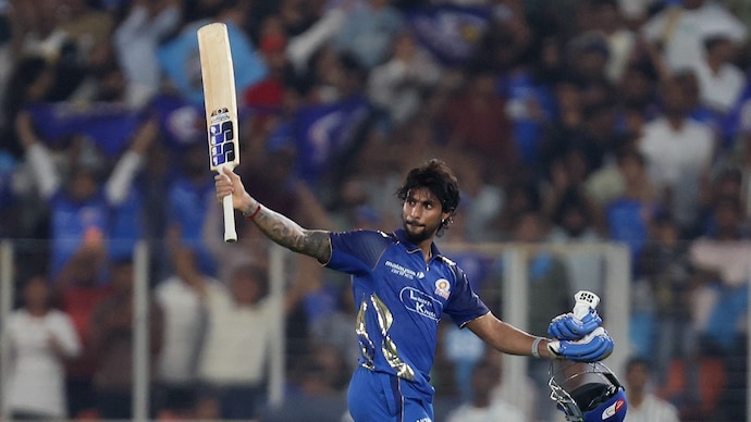 Tilak Varma back in form for MI (Photo Reuters) Tilak Varma