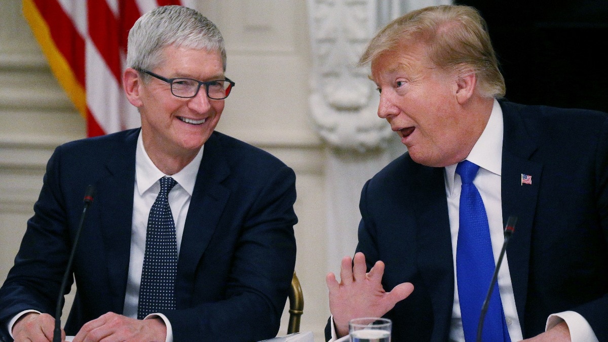 Tim Cook called to kiss my a**: Trump's 'praise' for outgoing Apple CEO