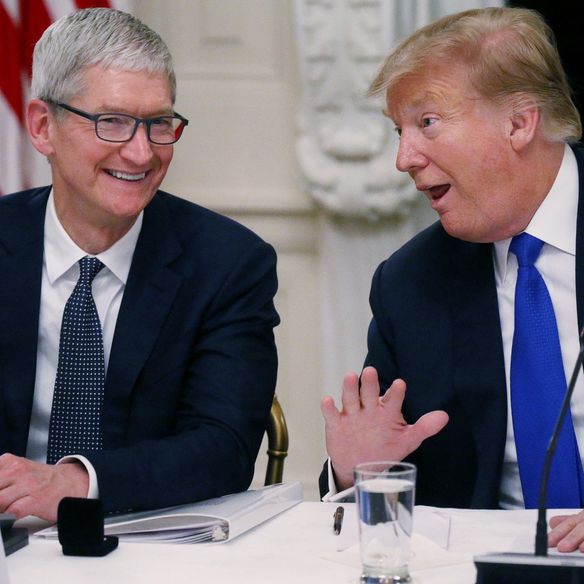 Tim Cook called to kiss my a**: Trump's 'praise' for outgoing Apple CEO