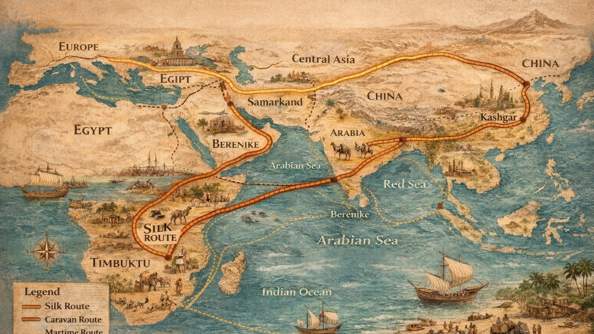 From Tamil Shores to Cold Deserts: Spice, Silk and trade routes that reshaped the World