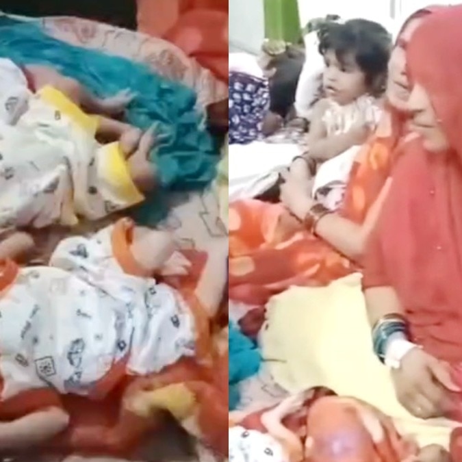 Mother of 4 welcomes triplets in rare normal delivery in MP's Satna, all stable