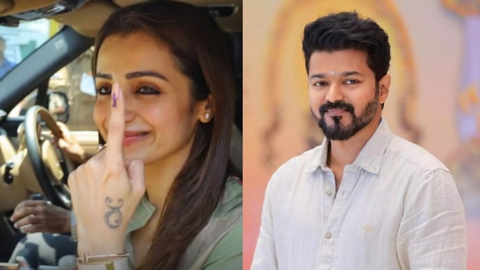 Actor Trisha shared a photo of her inked finger and the Instagram post had a Vijay connection. Trisha and Vijay