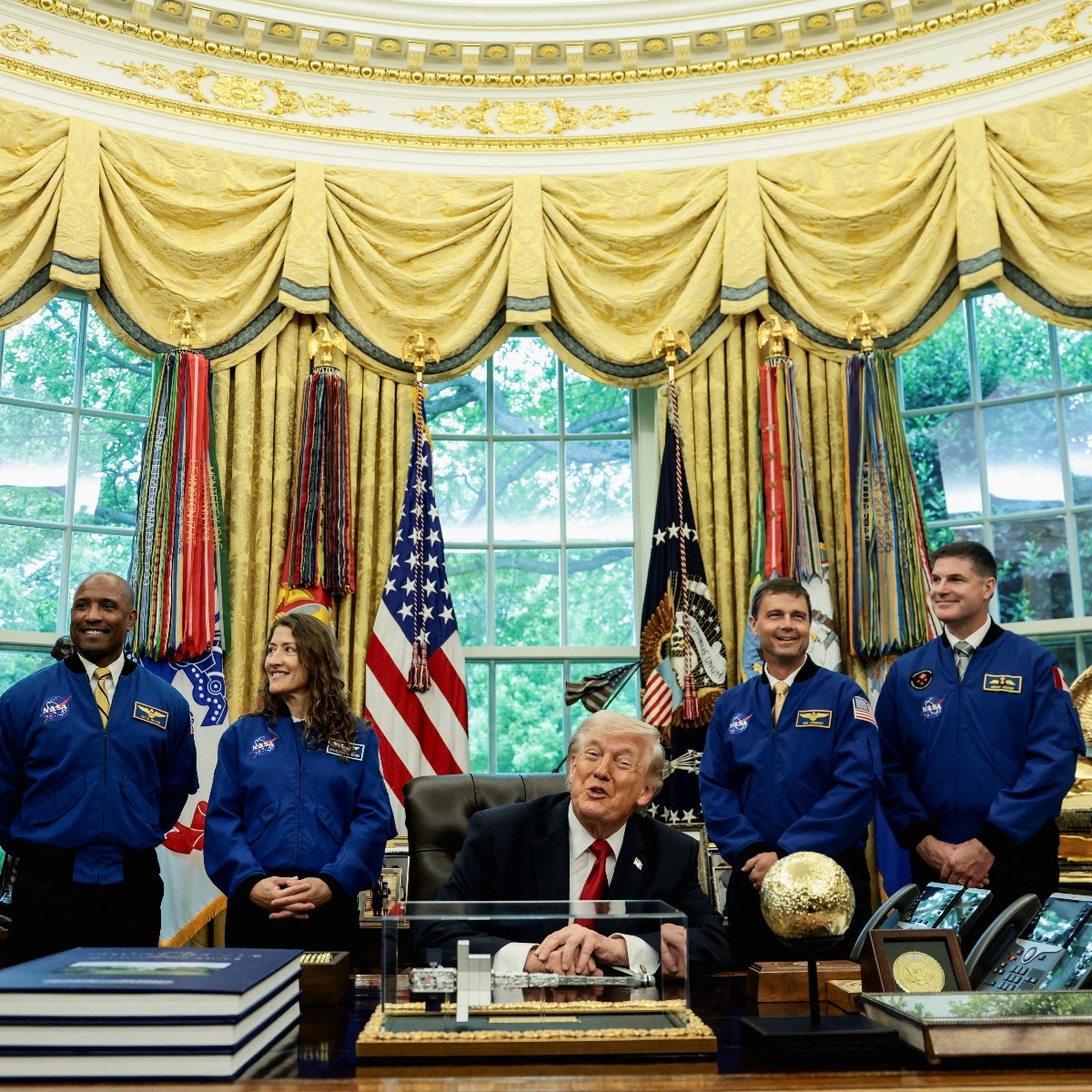 Trump hosts NASA Artemis II astronauts at White House