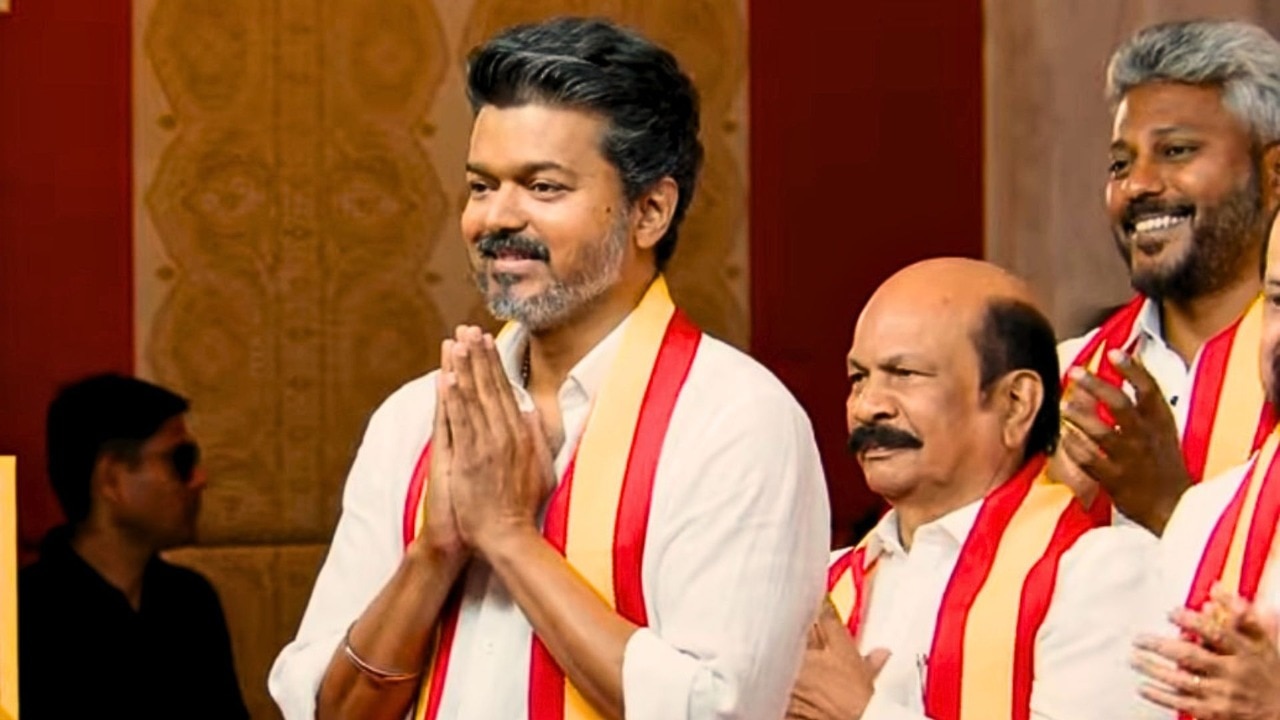 TVK chief Vijay is trying go gain massive political milage through his 'Chritsian' tag in the Trichy East seat (Image: File)