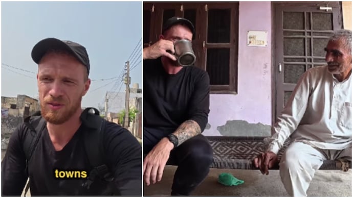 UK man’s Atithi Devo Bhava moment at Indian stranger’s house gets 12 million views (Photos: @findingduncan/Instagram) UK man’s Atithi Devo Bhava moment at Indian stranger’s house gets 12 million views
