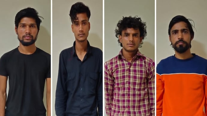 UP cops arrested four accused linked to Pakistani handlers