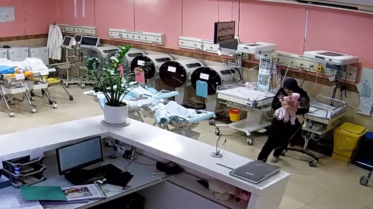 Video: Iranian nurse risks life to save babies when US bombed Tehran hospital