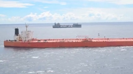 US forces board sanctioned oil tanker amid uncertainty over talks