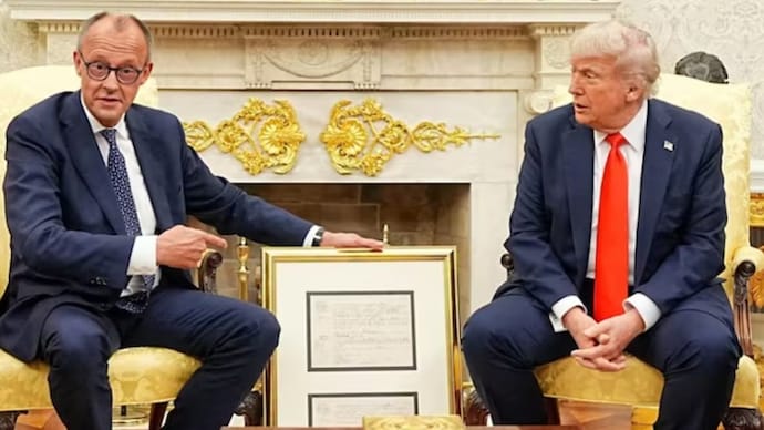 US President Donald Trump sharply criticised German Chancellor Friedrich Merz