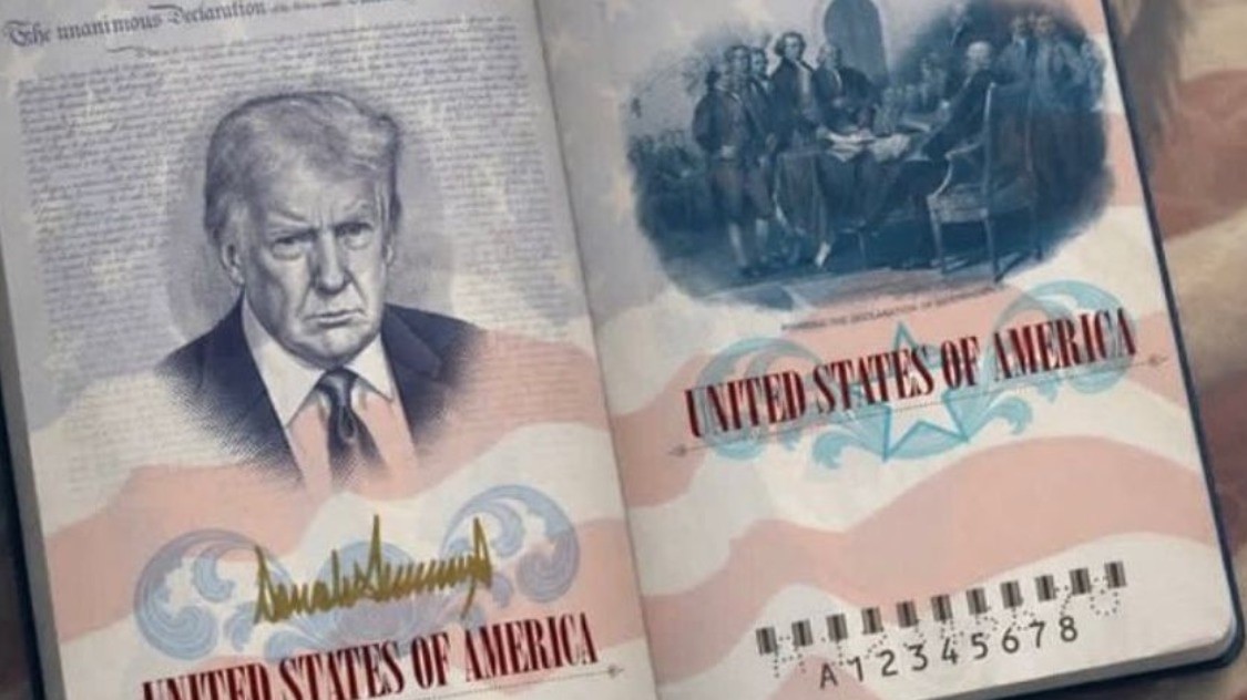 US to issue commemorative passports featuring Trump's image for America250