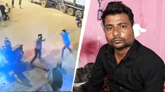 Abhishek Pratap Singh's ear was almost chopped off in the attack. (Photo: India Today) uttar pradesh ghaziabad sword attack neighbour wife affair suspicion