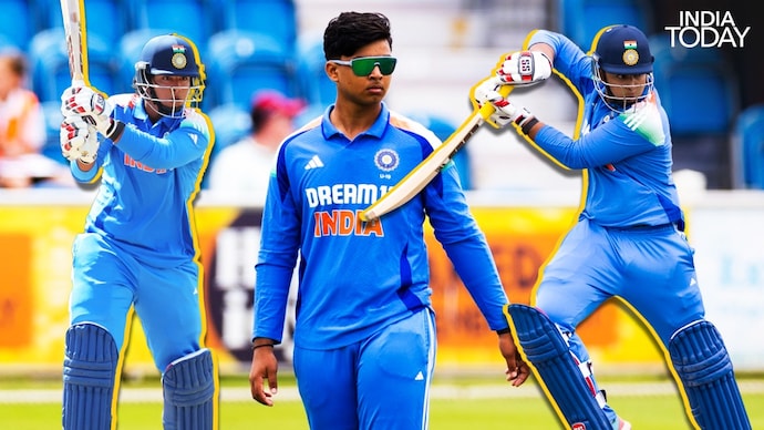 Vaibhav Sooryavanshi could become one of the rare few prodigies to arrive at the international stage. (Image: India Today) Vaibhav Sooryavanshi