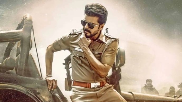 A CCTV operator, who was watching the leaked version of Jana Nayagan, during poll duty has been detained. Thalapathy Vijay in Jana Nayagan.