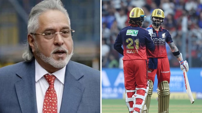 Vijay Mallya reacted to RCB's win in Wankhede. (Image: Reuters, PTI) Vijay Mallya, RCB