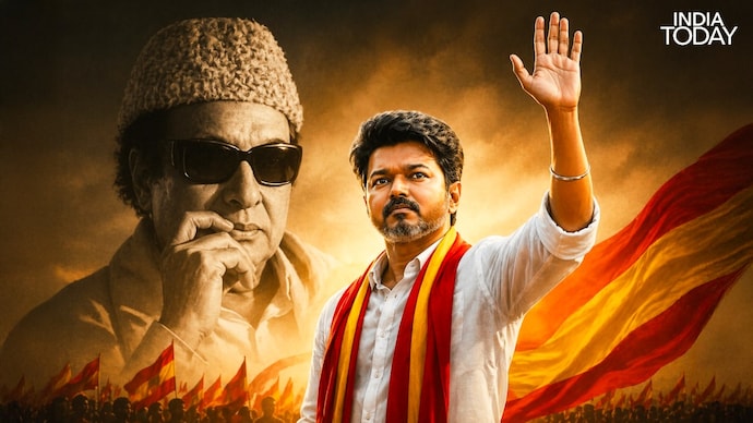 Can Vijay pull off an MGR in Tamil Nadu politics? MGR and Vijay
