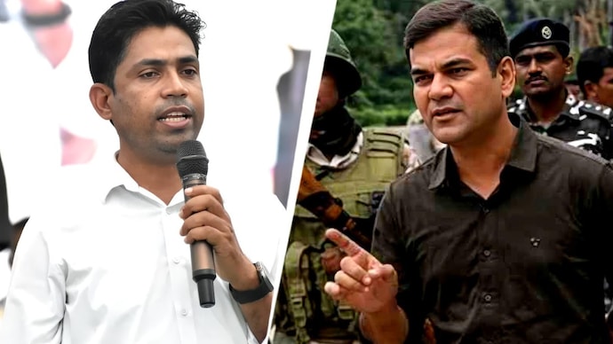 Viral video showed Uttar Pradesh-cadre IPS officer Ajay Pal Sharma, deployed as an Election Commission observer, visiting the residence of Trinamool Congress candidate Jahangir Khan late on Monday. Viral video showed Uttar Pradesh-cadre IPS officer Ajay Pal Sharma, deployed as an Election Commission observer, visiting the residence of Trinamool Congress candidate Jahangir Khan late on Monday.