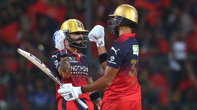 Virat Kohli and Devdutt Padikkal put on 115 runs vs GT. Courtesy: AP Virat Kohli, Devdutt Padikkal