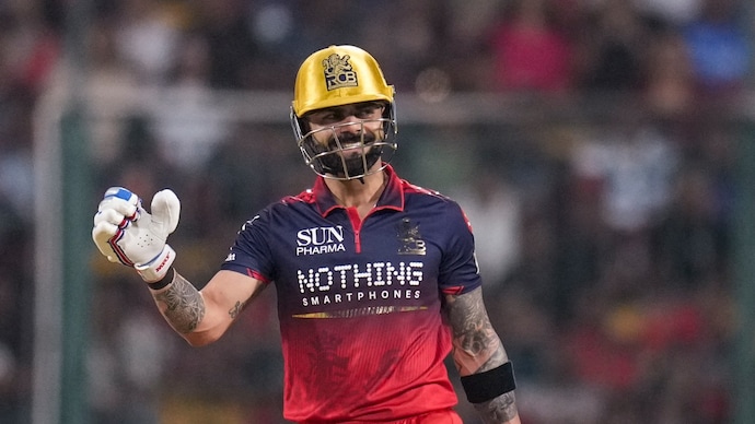 Kohli scored 49 runs against LSG (Courtesy: PTI) Virat Kohli