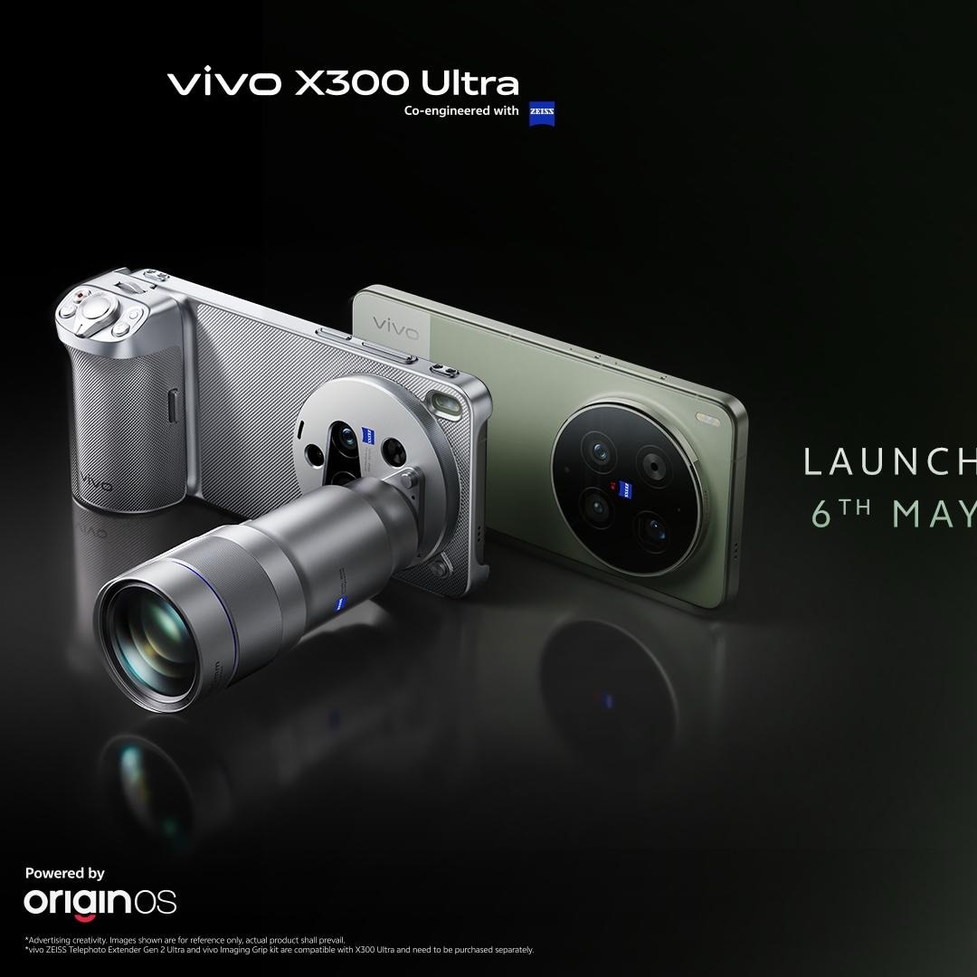 Vivo X300 Ultra and X300 FE launching in India on May 6