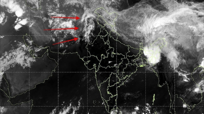 The first signs of this transition are expected on April 27. (Photo: IMD) Western disturbance India heatwave rain