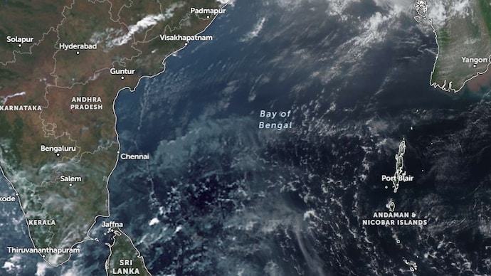 A satellite map showing the area between Sri Lanka and the Bay of Bengal. (Photo: Screengrab) What is the secret ocean dome where turtles arrived for holidays?