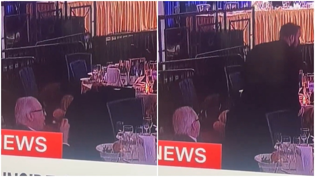 Man stays seated, eats as gunshot scare sparks chaos at White House dinner