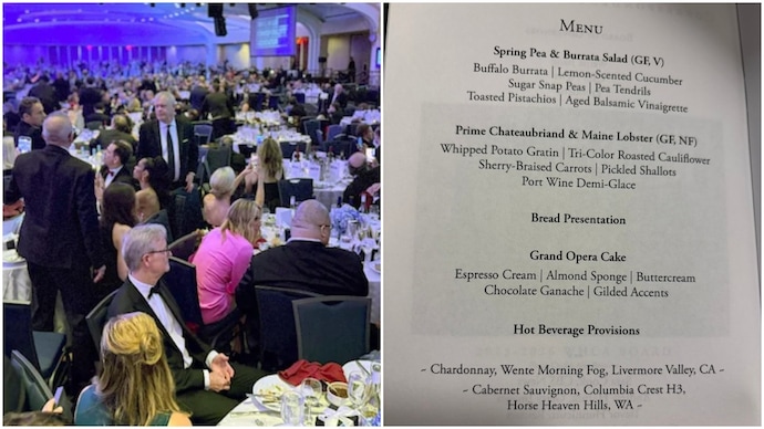 The internet was eager to know what happened to the food that was going to get served at the White House Correspondents' Dinner. (Photo: Reuters/X) white house dinner food