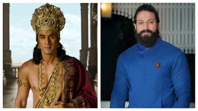 Yash (right) reveals if he will share screen space with Ranbir Kapoor in the first installment of Ramayan. Ramayan Part 1: Will Ranbir Kapoor's Ram clash with Yash's Ravana?