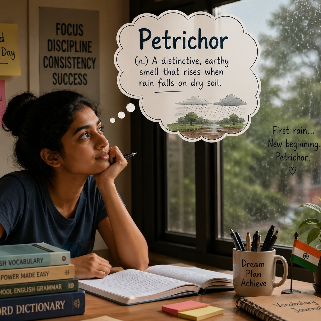 Why the first smell of rain is called petrichor