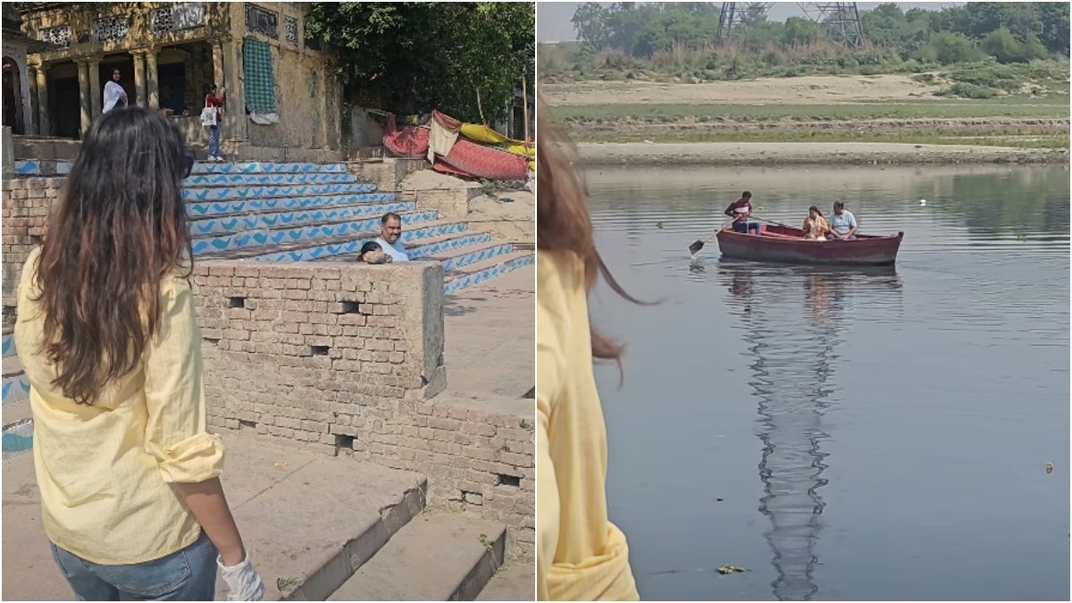 Delhi woman urges couple to rethink coconut ritual at Yamuna over pollution concern